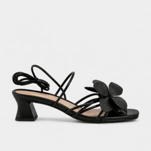Boho Flower Lace-Up Sandals