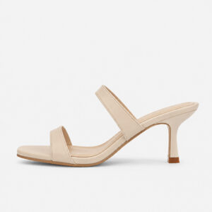 Double Band Open-Toe Mules