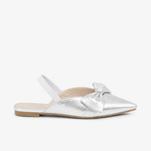 Pointed toe bow flats