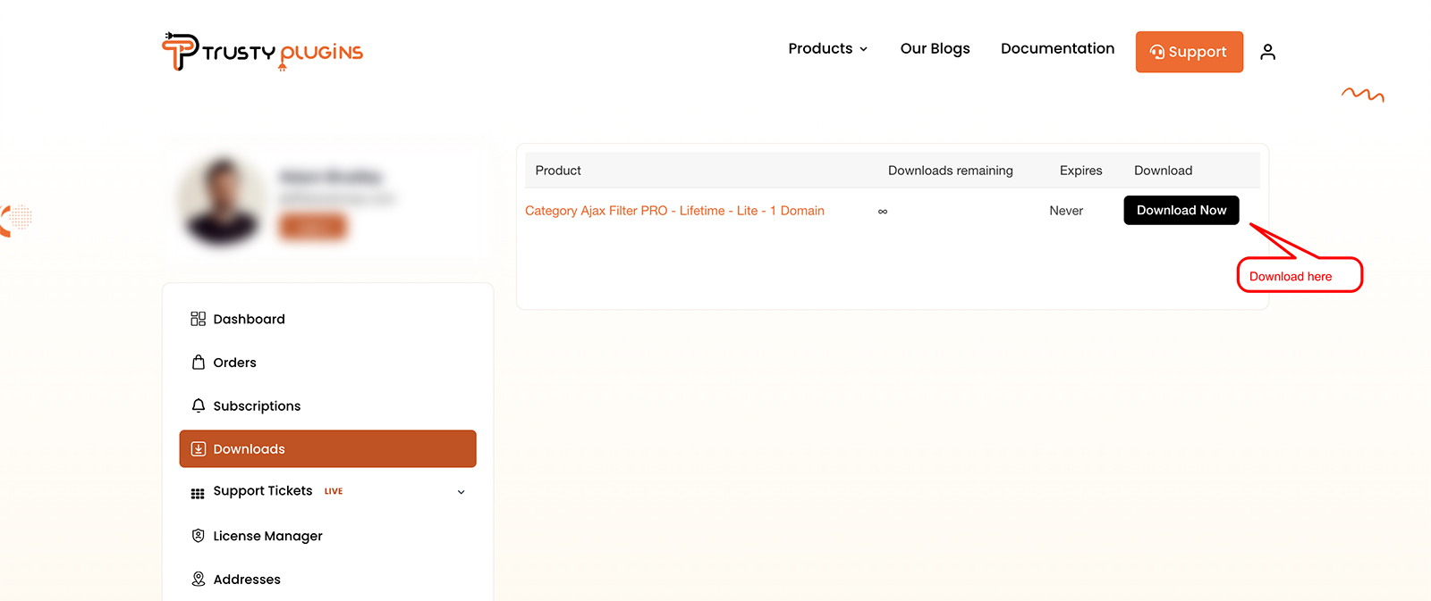 caf my account download