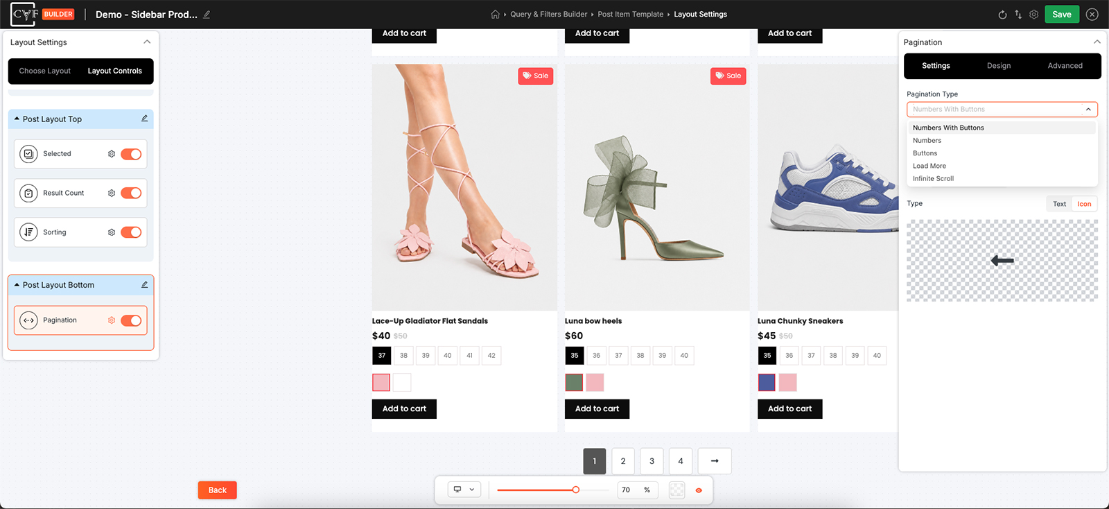 pagination-settings
